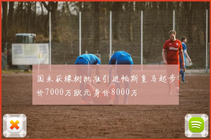国米获橡树批准引进帕斯皇马起步价7000万欧元身价8000万